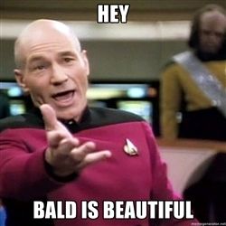 Kaal is mooi
